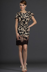 Nouveautés  Manches Courtes  Robe de Cocktail  Robe de Journée