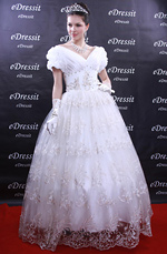 Christmas Discount 50% Off White Prom Gown Evening Wedding Dress