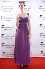 On sale !! Purple Prom Gown Evening Dress