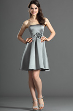 Strapless Bridesmaid Dress Cocktail Dress