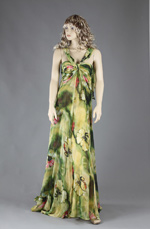 flowery evening dress