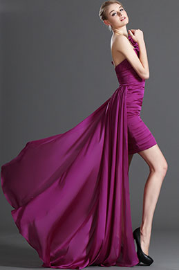 A La Mode Bretelle Seule Robe de Cocktail