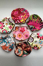 Snap Closure Printed Pattern Coin Purse