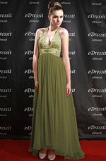 Gorgeouse V-col Party Dress