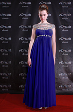 On sale !!  dark blue Prom Gown Evening Dress