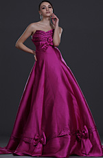 Neue Schickes Trägerlos Abiballkleid