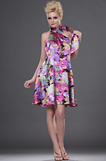 2011 Blumen Schick Abendkleid