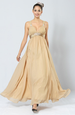Elegant Beaded Evening Dress