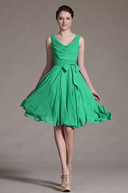 Green Chic Bowknot Cocktail Dress Party Dress Green Chic Bowknot Cocktail Dress Party Dress