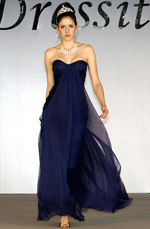 Clearance Sale! Dark Blue Evening Dress