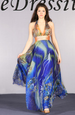 Clearance Sale!  Halter Evening Dress