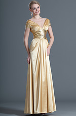 2012 Neue Artikel Fabelhaft Kappe Ärmel Abendkleid