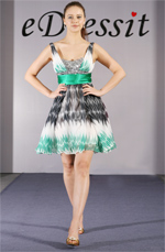Cute Sequined Cocktail Dress