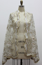 Embroidery Shawl/Wrap/Bolero