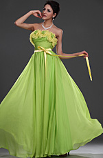 Novedad De moda Sin tirante Vestido de Noche Vestido Largo