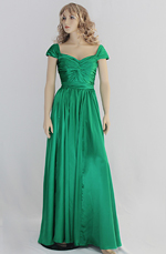 ON Sale!! Celebrity Sexy green Prom Gown Evening Dress