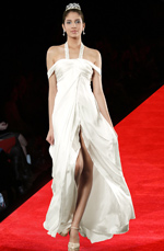 Marvelous Beaded Halter Evening Dress