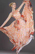 Cute Floral Robe de Soiree