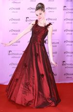 LARGO ELEGANTE VESTIDO DE NOCHE/ FIESTA/CEREMONIA