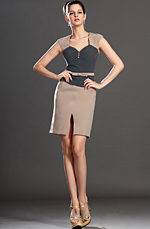 Sin Manga Sola Pieza Vestido de Madre de la Novia Vestido de Madrina