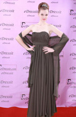 Angelina Jolie Party Ball Gown Evening Dress