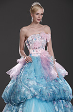 New Amazing Strapless Prom Gown