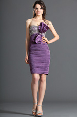Clearance Sale ! Strapless Shiny Beadings Cocktail Dress Party Dress
