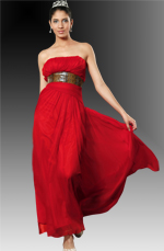 Sexy Rot Abendkleid Ball kleid