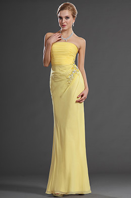 Strapless Long Evening Dress Prom Ball Gown