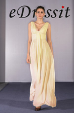 On Sale V-Vut Evening Dress