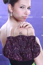 Purple Lady Hangbag/Clutch/Shoulder Bag
