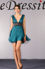 Black Lively Robe de Soirée encolure V