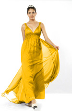 On sale  Elegant V-cut Evening Dress