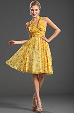 2013 Nouveauté Charme V-Col Robe de Cocktail