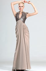 Artikel Prachtlos Sexy V-Ausschnitt Abendkleid