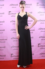 Black Elegant Prom Gown Evening Dress