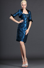 Strapless Two Pieces Mother of the Bride Dress Strapless Two Pieces Mother of the Bride Dress