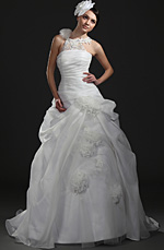 Nuevo Fantastico Blanco vestido de Boda