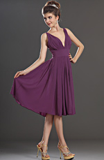 Clearance Sale!  V-cut lovely Evening Dress