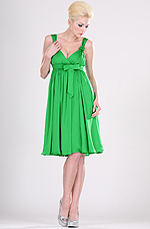 Charming Green Cocktail Dress
