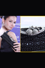 Black Lady Hangbag/Clutch/Shoulder Bag