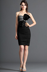 Clearance Sale ! Strapless Shiny Beadings Cocktail Dress Party Dress