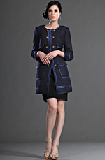 Fashion Long Jacket With Sleeves Day Coat
