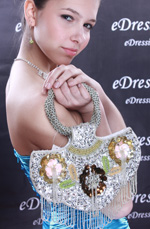 Silver Women’s Handbag/Purse