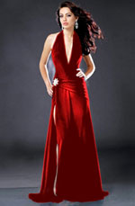 Clearance Sale ! Angelina Jolie Elegant Ball Party Evening Dress