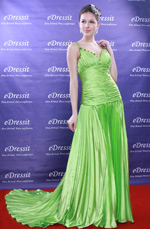 Green Sexy Ball Prom Gown Evening Dress