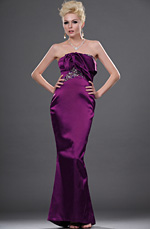 Unique Stylish Strapless Evening Dress