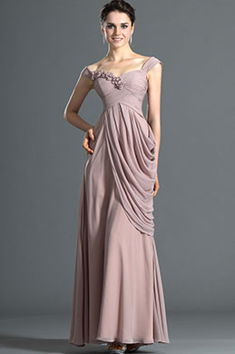 Recien Llegado Maravilloso Dos Tirantes Vestido de Noche