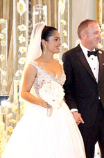 New Salma Hayek & Francois-Henri Pinault Wedding Gown