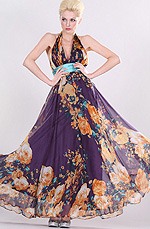 Fabulous Halter Evening Dress